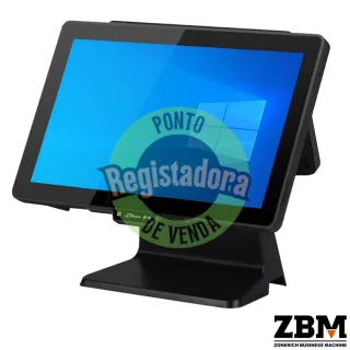 POS ZQ-T9656 - Intel J6412 / DDR4 8GB / SSD 256GB / Touch 15"/ Display Cliente 10"/ W11 PRO