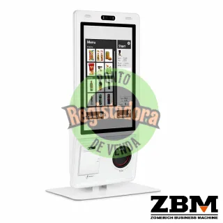 Quiosque ZQ-HM2700 - Intel J6412/ 8GB DDR4 / SSD 128GB / Impressora 80mm / Leitor 2D / NFC / Touch 27" / W11 PRO / Branco