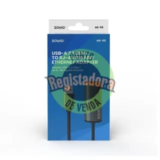 USB ADAPTER(A) - 1 X RJ-45 SAVIO AK-55