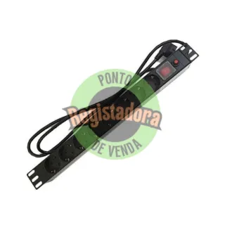PEPEGREEN 8-OUTLET POWER STRIP PDU WITH SWITCH