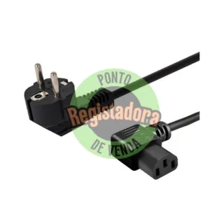 ANGULAR POWER CABLE 1.2M SCHUKO-IEC C13