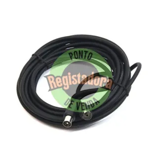 CABLE ANTENA PEPEGREEN NEGRO 5M M/H