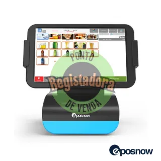 POS EPOSNOW -  Nand Flash 1GB / 1GB RAM / Touch 10" / Impressora 80mm / Base / Android 6.0
