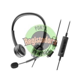 AURICULARES AXTEL FLOW STEREO USB-C + USB-A