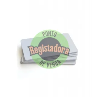 Cartão PVC RFID Formato ISO EM125 KHz Pack 50 Un