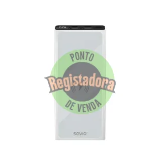 POWERBANK 10000 INDUCTION MAH SAVIO BA-06 WHITE