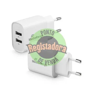 MEDIARANGE DUAL USB-A 12W CHARGER