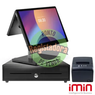 Pack - Imin Swan 2 - CPU A55 / 4GB  RAM / Flash 64GB / Touch 15.6" / Display 10.1" / Android 13 / Impressora S260M / Gaveta C410F