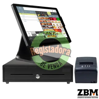 Pack - POS ZQ-T8356 I5 5300 / DDR4 8GB / SSD 120GB / Touch 15.6" / Impressora Térmica S260M / Gaveta Dinheiro C410F / W11 PRO