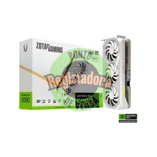 ZOTAC RTX 5080 SOLID OC WHITE 16GB GRAPHICS CARD
