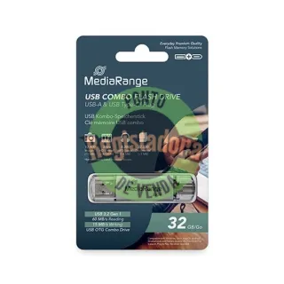PENDRIVE COMBO 64GB USB 3.2 MEDIARANGE