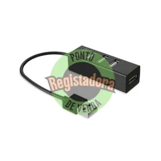4-PORT HUB 2.0 MEDIARANGE MRCS502 BLACK
