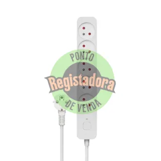 3M WHITE 5-OUTLET POWER STRIP SAVIO LZ-09