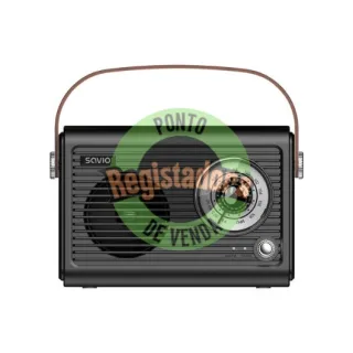 RADIO PORTATIL SAVIO RS-01 BLACK-BROWN