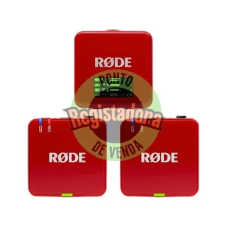 RODE WIRELESS GO III RED MICROPHONE