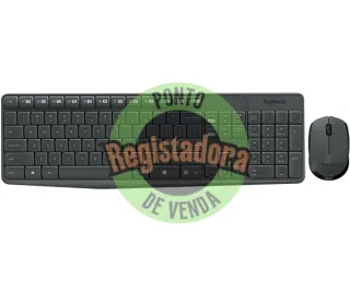 LOGITECH KEYBOARD+MOUSE MK235 WIRELESS BLACK