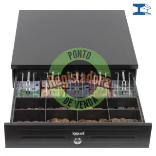 iggual Gaveta de Dinheiro IRON-HD 41cm 5+8 preto