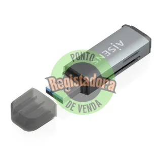 Aisens Leitor Cartões SD MSD MMC RS-MMC MMCM USBA