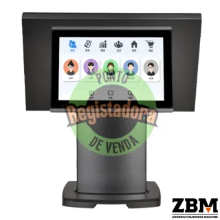 POS ZQ-T506 - Intel J6412 / DDR4 8GB / SSD 120GB / Touch 15"/ Display Cliente 10.1" / W11 PRO