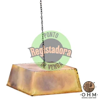 Candeeiro Rustico Bronze