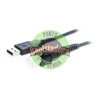 iggual Cabo USB-A RJ45 leitor códigos 2D