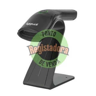 iggual Leitor código barras 2D USB botón suporte