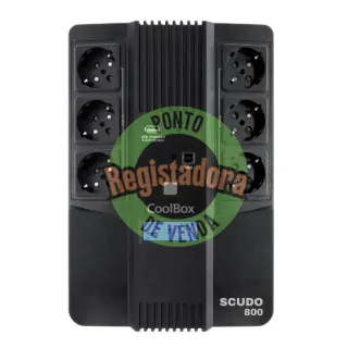 COOLBOX SAI SCUDO3 800VA/480W COM ECRÃ LCD