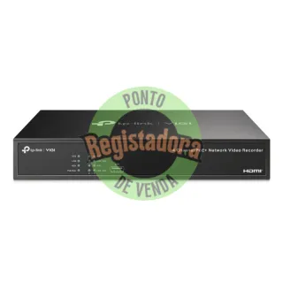 VIGI Gravador IP NVR1004H-4P Rack 01 HDD 04 C PoE