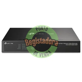 VIGI Gravador IP NVR1008H-8MP Rack 01 HDD 08 C PoE