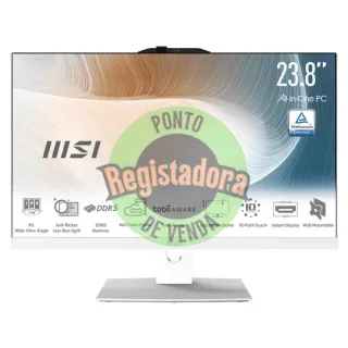MSI AM242P-2089XEU C5-120U 16GB 512 DOS 24" Branco