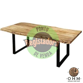Mesa Industrial Acácia - 180cm