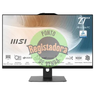 MSI AM272P-893ES C5-120U 16GB 512 W11P 27" Preto