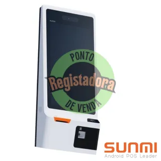K2, SUNMI OS, A9, 24" screen, 4GB+32GB, Datalogic 2D Scanner, 80mm printer, Wifi, Wall Mounted, EU Adapter, 1-Y