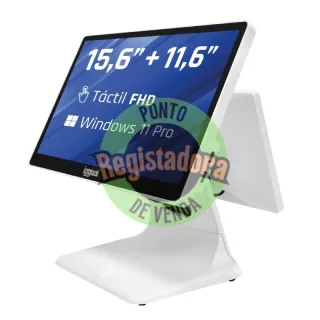 iggual TPV dual 15,6+11,6 i5 8350U 8+256G W11 Blan
