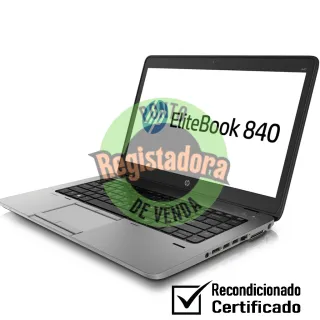 Portatil Recondicionado HP Elitebook 840G2 - Intel I5 5200 / DDR3 8GB / SSD 240GB / Ecrã 14" HD / Webcam / W10 Pro