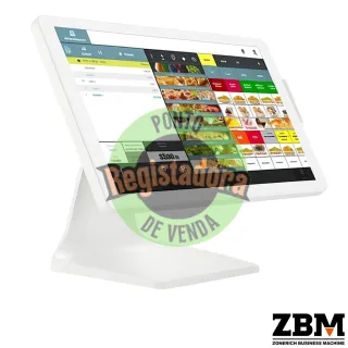 POS ZQ-T8356 - Intel J6412 / DDR4 8GB / SSD 120GB / Touch 15.6"/ W11 PRO ( Branco )