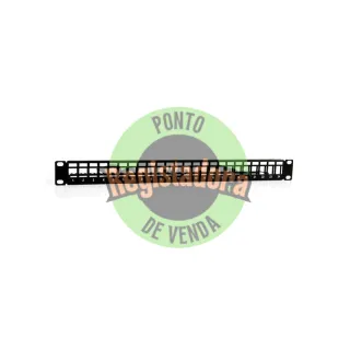 2LAN Patch Panel 19" Vacio 24 Portas UTP