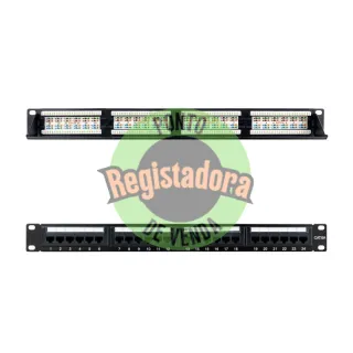 Nanocable Panel Parcheo 24P CAT.6A UTP 19"1U Dual