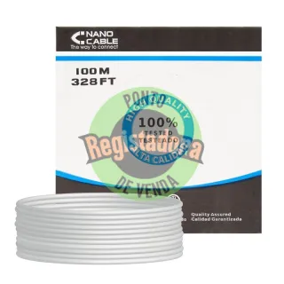 Nanocable Bobina Cabo RJ45 CAT5 FTP Rigido 100M