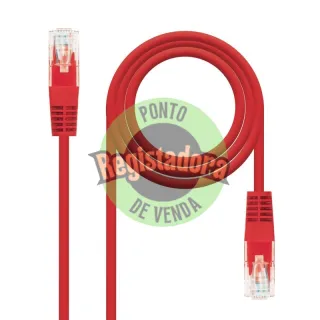 Nanocable Cabo de rede categoria 6 UTP 1 M Vermelho
