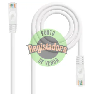 Nanocable Cabo de rede cat. 6A LSZH/UTP 3 M Branco