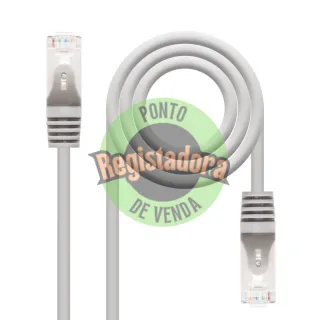 Nanocable Cabo de rede categoria 6 FTP 20 M Cinzento