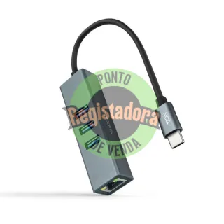 Nanocable Conversor USB-C Ethernet +3xUSB 3.0