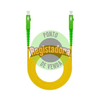 Nanocable Cabo fibra SC/APC LSZH Amarelo 15m