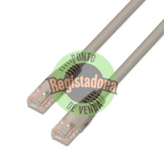 Aisens Cabo de rede RJ45 CAT.6 UTP 1.0m Cinzento Cobre