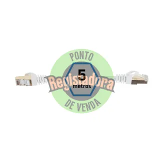 iggual Cabo de rede cat7 SFTP LSZH 5 metros branco