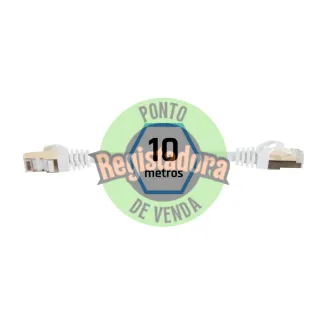iggual Cabo de rede cat7 SFTP LSZH 10 metros branco