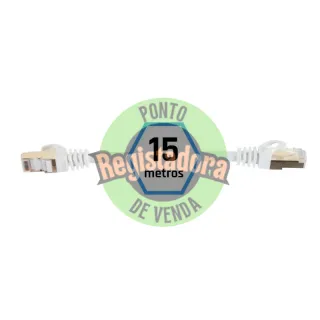 iggual Cabo de rede cat7 SFTP LSZH 15 metros branco