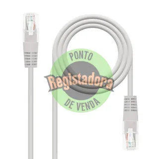 Nanocable Cabo de rede categoria 6 UTP 25 M Cinzento