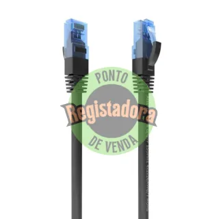 Aisens Cabo RJ45 Cat.6 UTP AWG26 CCA Preto 1.5M